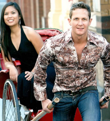 Laurie Cadevida (Kim) and David Harris (Chris)