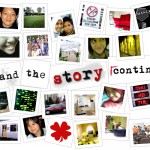 The second design of my blog "... and the story continues"