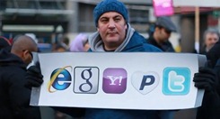 Egypt using different social network icons