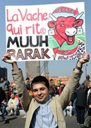 One of my favorite cheese brands turned into a creative placard!