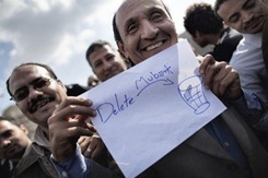 Send Mubarak to recycle bin?