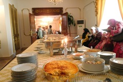 The foods at the house of the Indonesian consul general in Jeddah