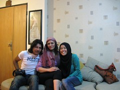 with Amir & Nasim at their lovely house